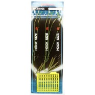 Повідець короповий для монтажів волосяних, Feima A-038, 6шт/уп, перетин 0,18мм, тест 12кг, гачок, №6